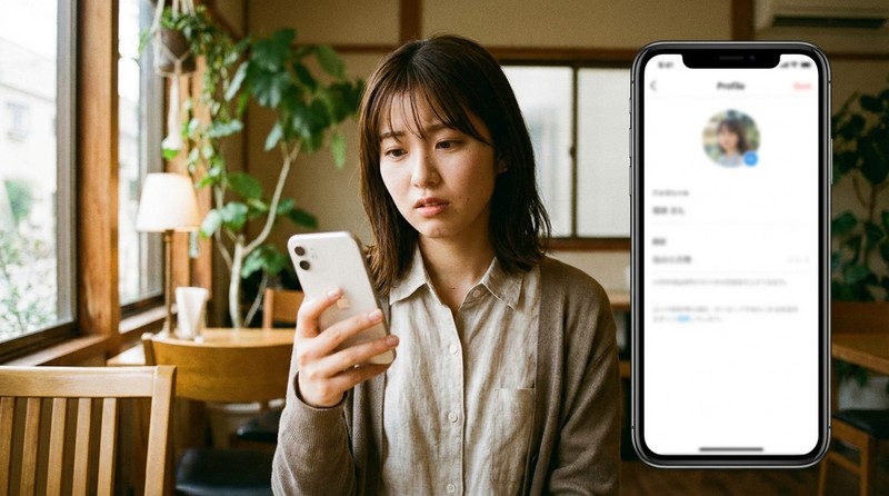 プロフィールで“選ばれていない”だけのイメージ写真