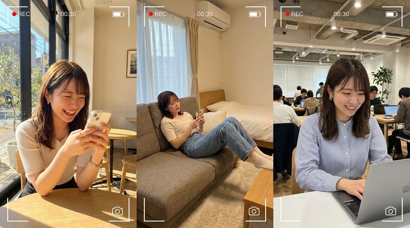 キャラはこの3パターンから選べばOKのイメージ写真